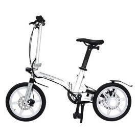 E-Bike Ebike Klapprad Ultraleicht Magnesium Legierung 16 Zoll 250W E Faltbike, 3 Gang, Automatikschaltung, Hinterradmotor, 252,00 Wh AKKU, (Mit Akku-Ladegerät, mit Wrkzeug, Mit Luftpume), Ultra leicht, Super kompakt, 5 Sekunden faltbar, Einmaliges Design